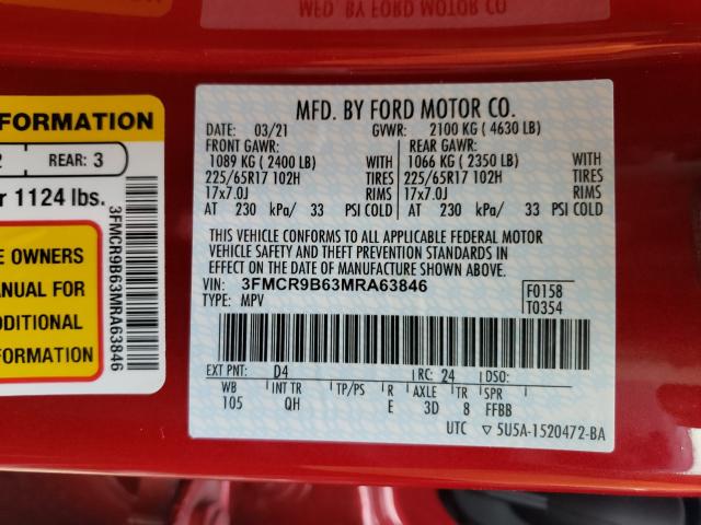 2021 FORD BRONCO SPO 3FMCR9B63MRA63846