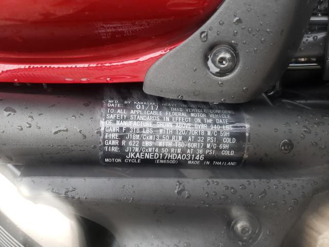 2017 KAWASAKI EN650 D JKAENED17HDA03146