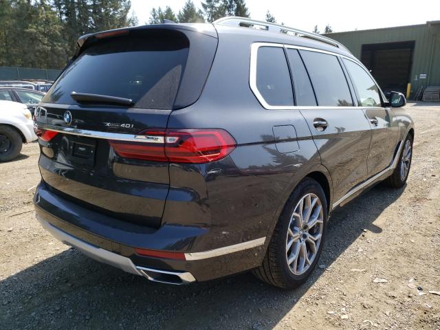 VIN 5UXCW2C04M9H39071 2021 BMW X7, Xdrive40I no.4