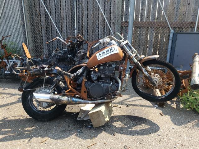 Salvage motorcycles for sale at Ham Lake, MN auction: 2001 Kawasaki EN500 C