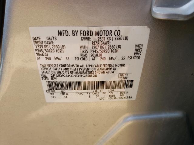 2013 FORD EDGE LIMIT 2FMDK4KC1DBC50826