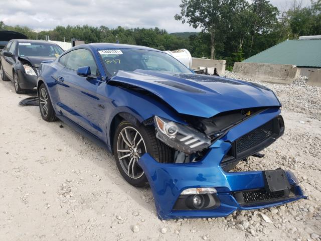 Salvage cars for sale from Copart Warren, MA: 2017 Ford Mustang GT