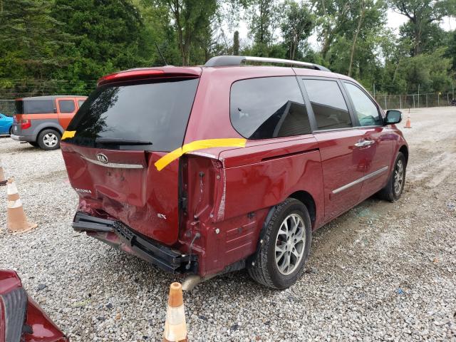 2014 KIA SEDONA EX KNDMH4C76E6587349