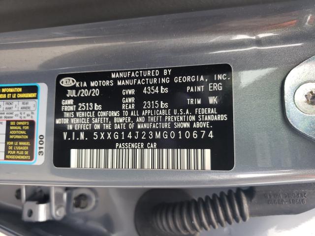 2021 KIA K5 LXS 5XXG14J23MG010674