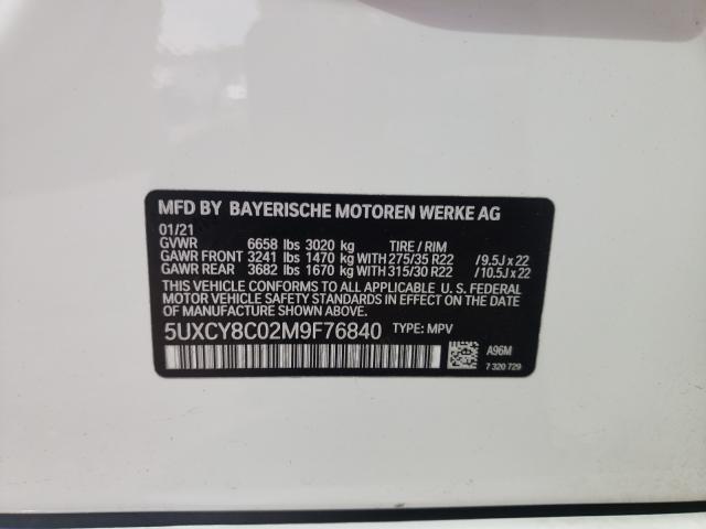 2021 BMW X6 M50I 5UXCY8C02M9F76840