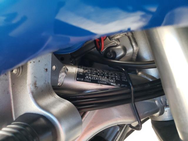 2009 KAWASAKI LE650 A JKALEEA1X9A037447