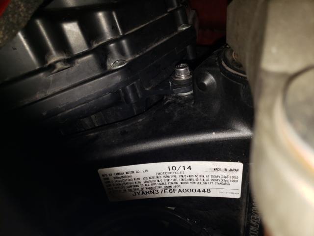2015 YAMAHA FJ09 JYARN37E6FA000448