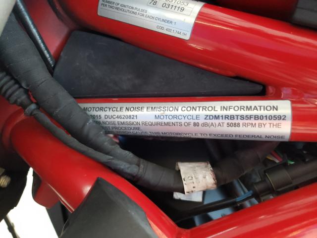 2015 DUCATI MONSTER 82 ZDM1RBTS5FB010592