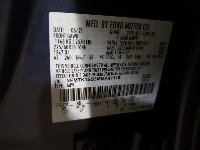 2021 FORD MUSTANG MA 3FMTK1SS3MMA41118