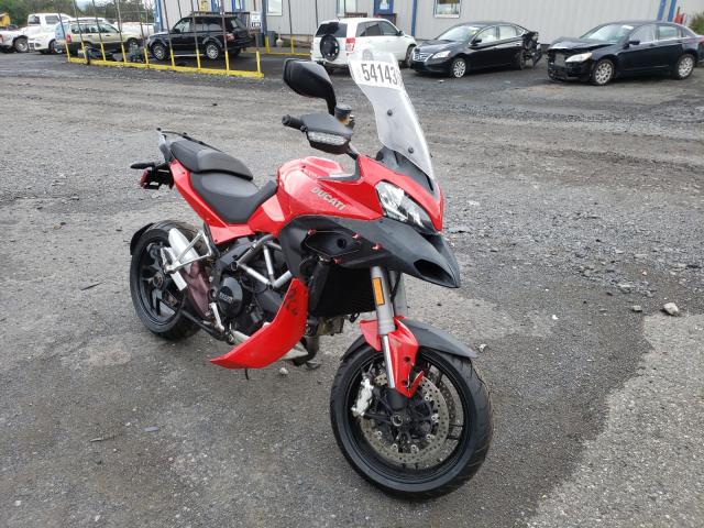 Salvage motorcycles for sale at Pennsburg, PA auction: 2014 Ducati Multistrad