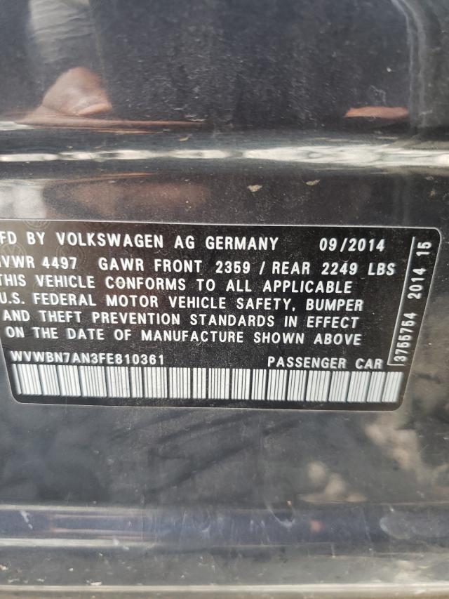 2015 VOLKSWAGEN 411 WVWBN7AN3FE810361