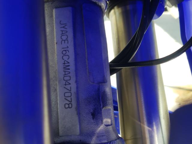 2021 YAMAHA YZ125 JYACE16C4MA047078