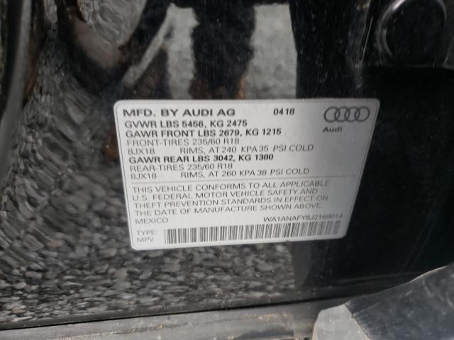 VIN WA1ANAFY8J2169014 2018 AUDI Q5 no.10