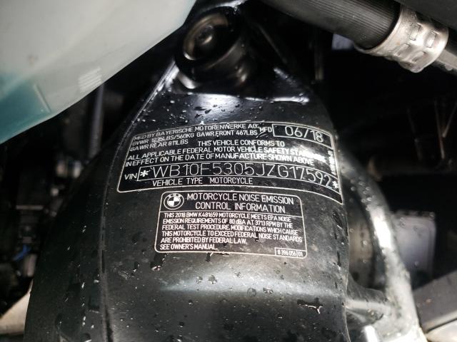 2018 BMW K1600 B WB10F5305JZG17592
