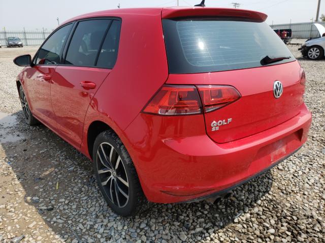 2016 VOLKSWAGEN GOLF S/SE 3VW217AU3GM003205