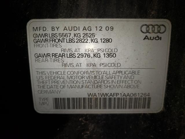 2010 AUDI Q5 PRESTIG WA1WKAFP1AA061264