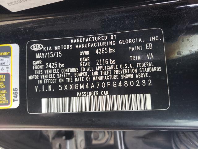 5XXGM4A70FG480232 KIA Optima Lx