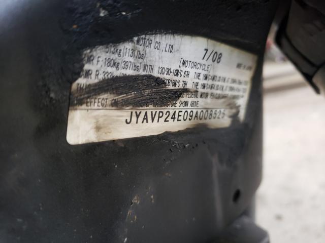 2009 YAMAHA XVS1300 A JYAVP24E09A008525