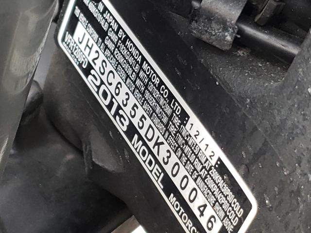 2013 HONDA VFR1200 DC JH2SC6355DK300046