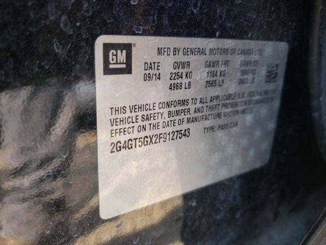 2015 BUICK REGAL GS 2G4GT5GX2F9127543