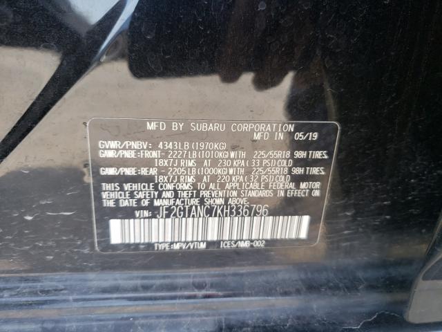 2019 SUBARU CROSSTREK - JF2GTANC7KH336796