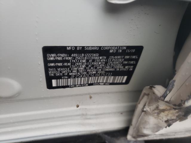 2020 SUBARU FORESTER JF2SKADC5LH475731
