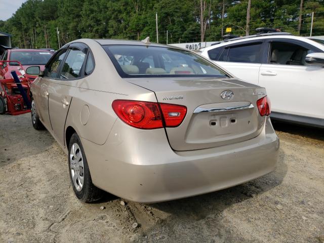 2010 HYUNDAI ELANTRA BL KMHDU4ADXAU149391