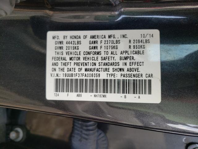 2015 ACURA TLX 19UUB1F37FA006059