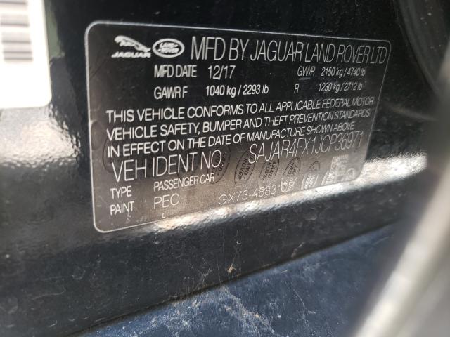 2018 JAGUAR XE SAJAR4FX1JCP36971