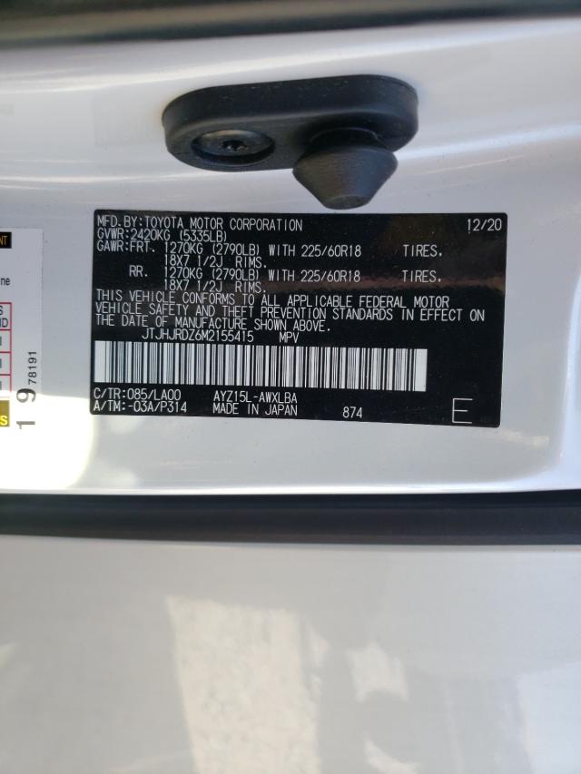 2021 LEXUS NX 300H BA JTJHJRDZ6M2155415