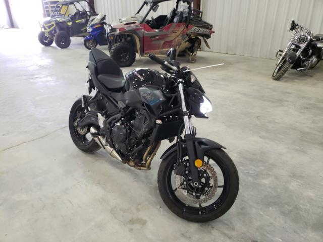Salvage motorcycles for sale at Lawrenceburg, KY auction: 2021 Kawasaki ER650 L