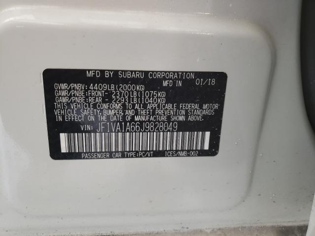 2018 SUBARU WRX JF1VA1A66J9828049