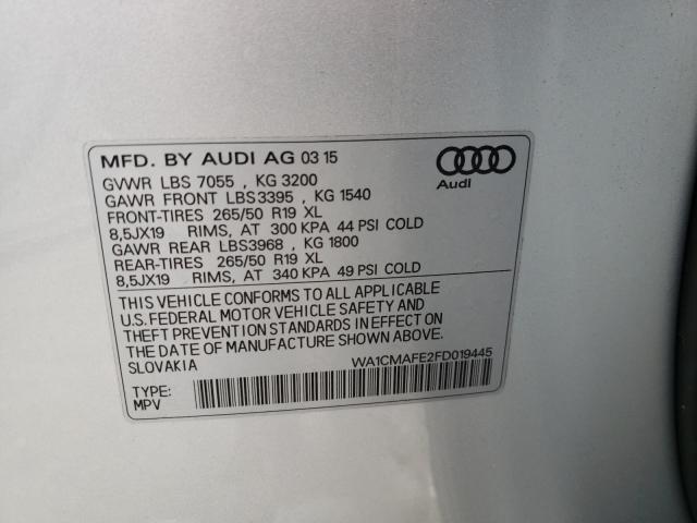 2015 AUDI Q7 TDI PRE WA1CMAFE2FD019445