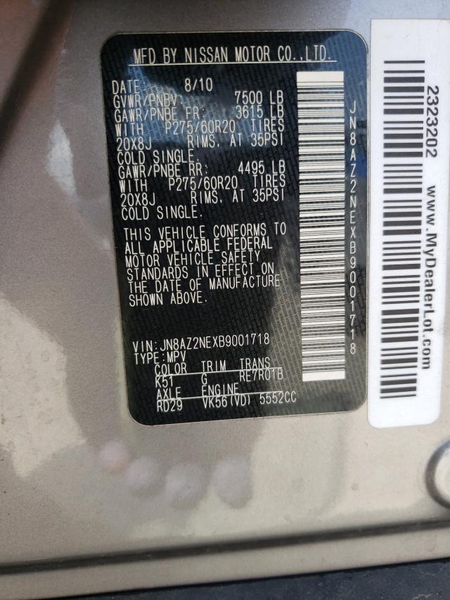 2011 INFINITI QX56 JN8AZ2NEXB9001718