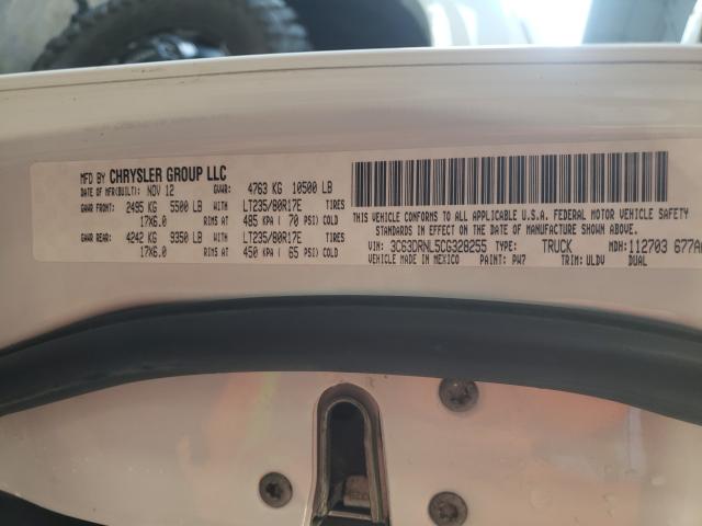 2012 DODGE RAM 3500 L 3C63DRNL5CG328255