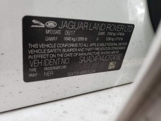 2018 JAGUAR XE PREMIUM SAJAD4FX4JCP24182