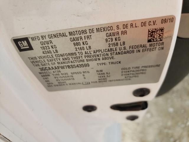 2011 CHEVROLET HHR PANEL 3GCAAAFW7BS543599