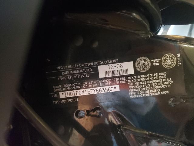 2007 HARLEY-DAVIDSON FLHTCUI 1HD1FC4167Y663560