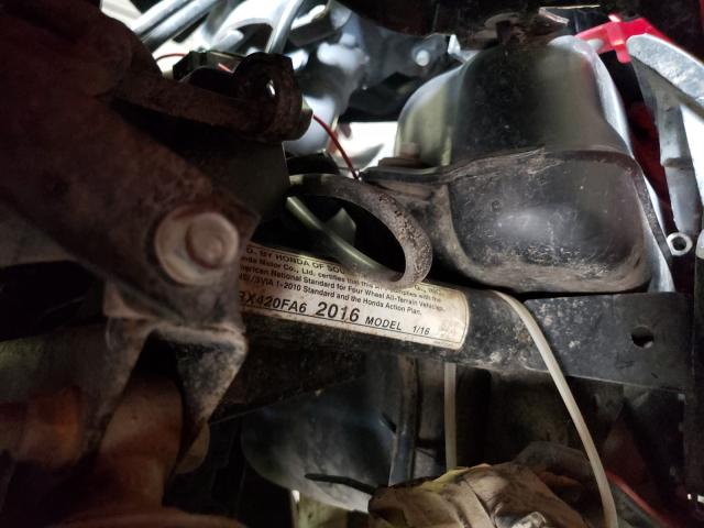 2016 HONDA TRX420 FA 1HFTE4113G4101983