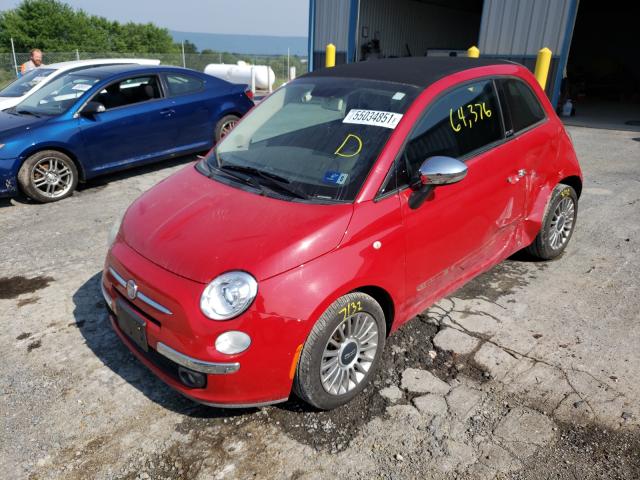 2012 FIAT 500 LOUNGE 3C3CFFER5CT123262