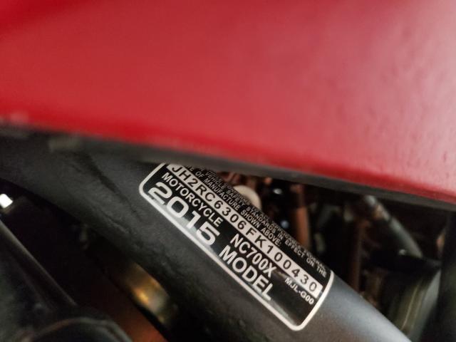 2015 HONDA NC700X JH2RC6306FK100430