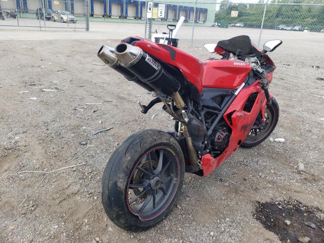 2009 DUCATI 1198 BASE ZDM1XBLW29B022423