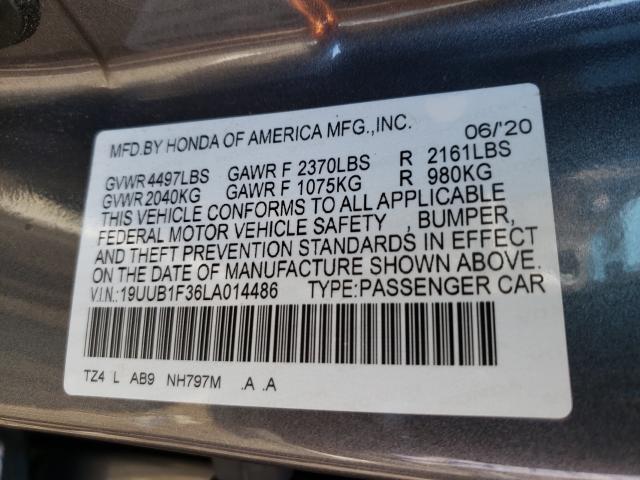 2020 ACURA TLX 19UUB1F36LA014486