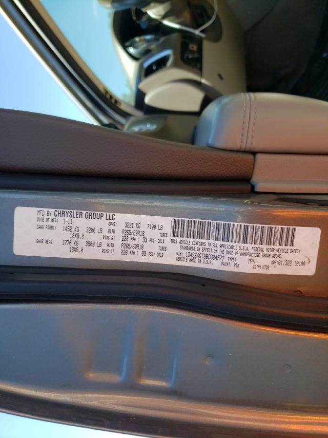 2011 DODGE DURANGO CR 1D4SE4GT8BC604577