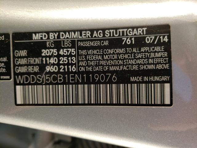 2014 MERCEDES-BENZ CLA 45 AMG WDDSJ5CB1EN119076