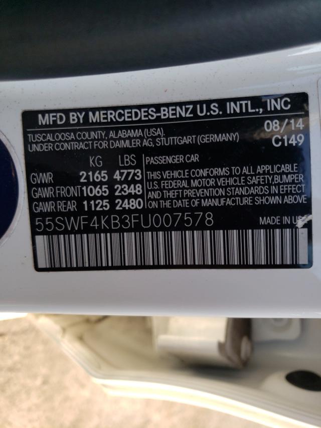 2015 MERCEDES-BENZ 300 55SWF4KB3FU007578