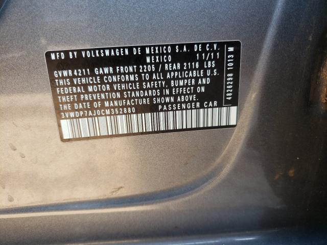 2012 VOLKSWAGEN 117 3VWDP7AJ0CM352880