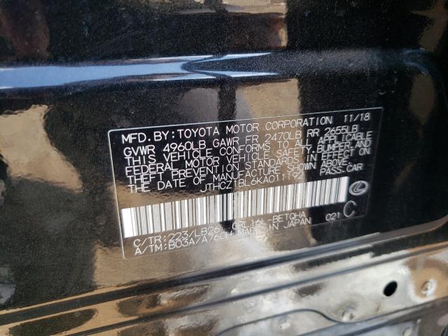 2019 LEXUS GS 350 BAS JTHCZ1BL6KA011192