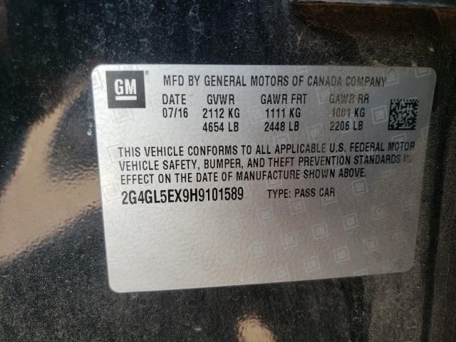 2017 BUICK REGAL SPOR 2G4GL5EX9H9101589