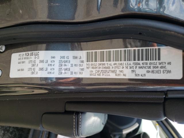 2015 JEEP CHEROKEE 1C4PJMDS3FW770052